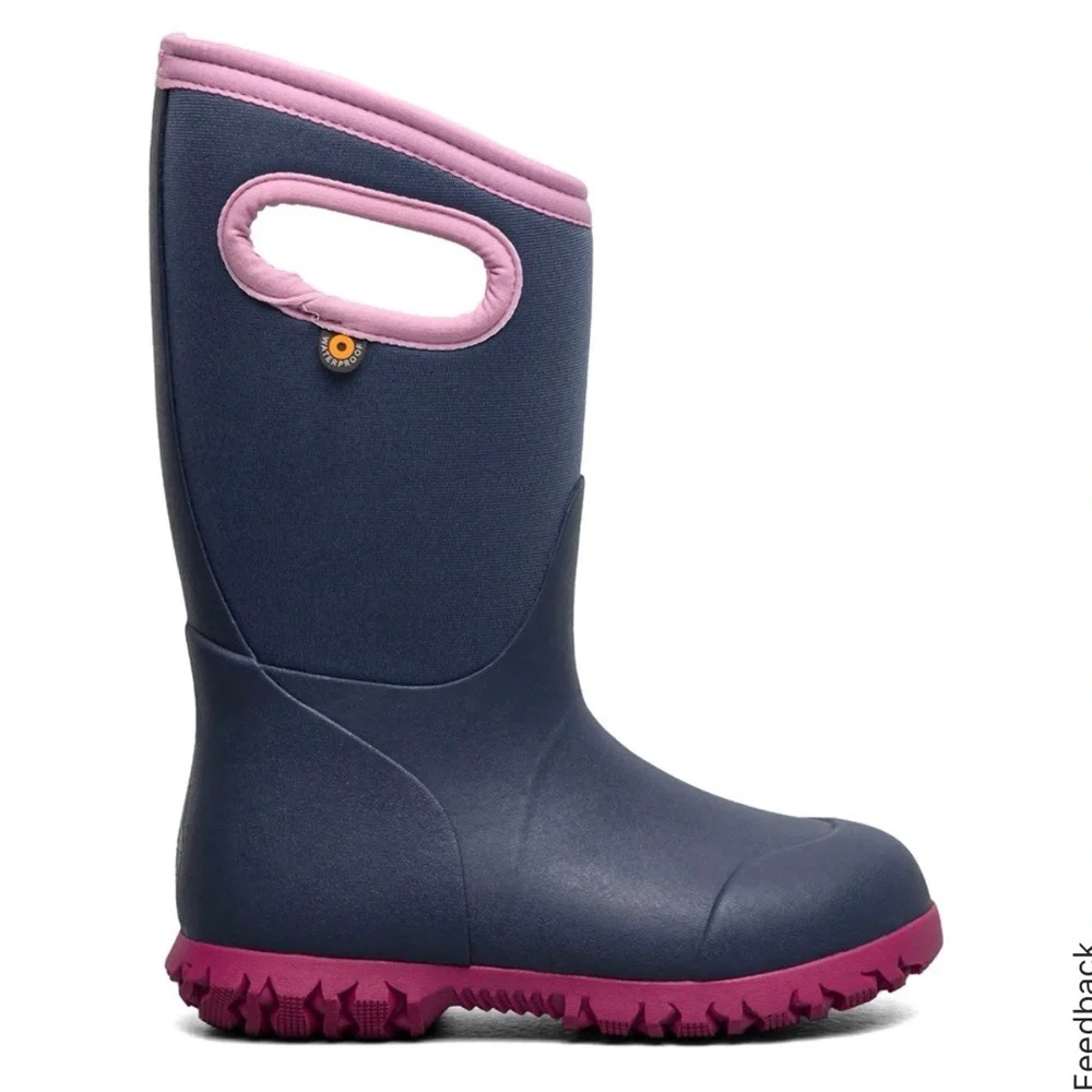 🥾🆕Bogs York Solid Waterproof Insulated Midcalf Rubber Boot Grape/Raisin, Size 5🥾
